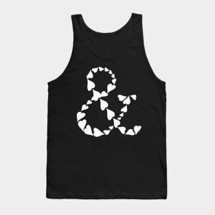 Love And Hearts Ampersand Symbol Sign White Tank Top